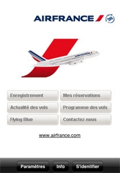 Air France lance une application iPhone